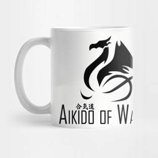 Aikido of Wales (Black) Mug